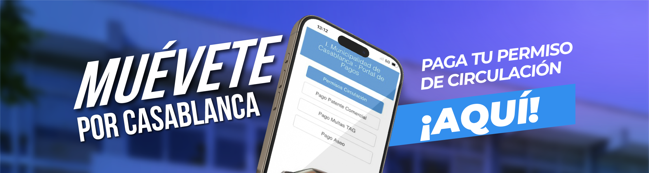 Muévete por Casablanca y paga tu permiso 